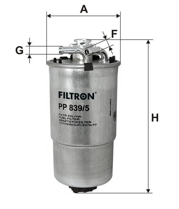 PP 839/5 Filtron Yakıt Filtresi