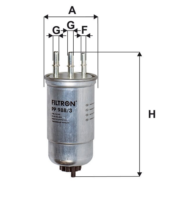 PP 988/3 Filtron Yakıt Filtresi