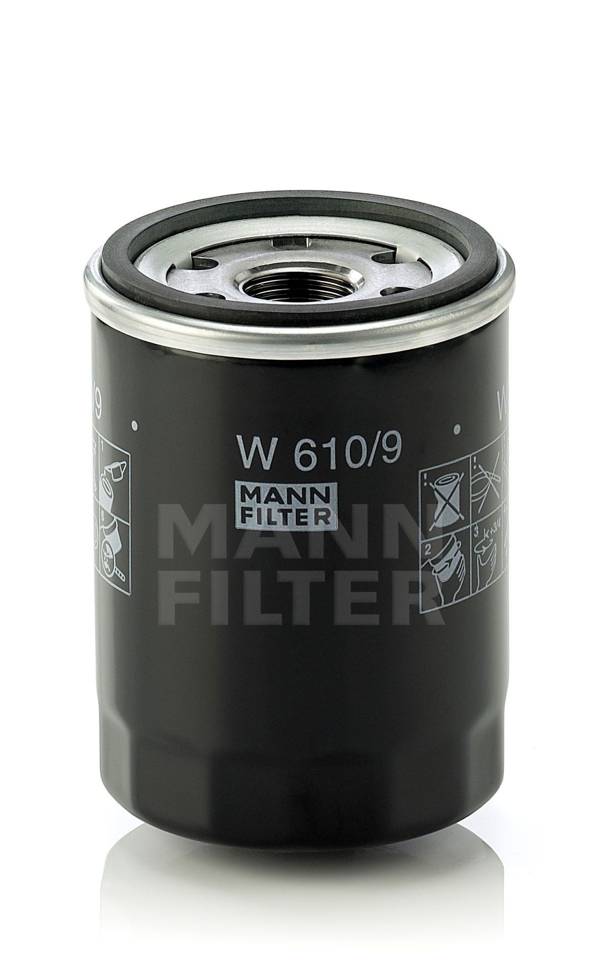 W 610/9 Mann Filter ㅤToyotaㅤ Corolla IX (E12/E13) Yağ Filtresi