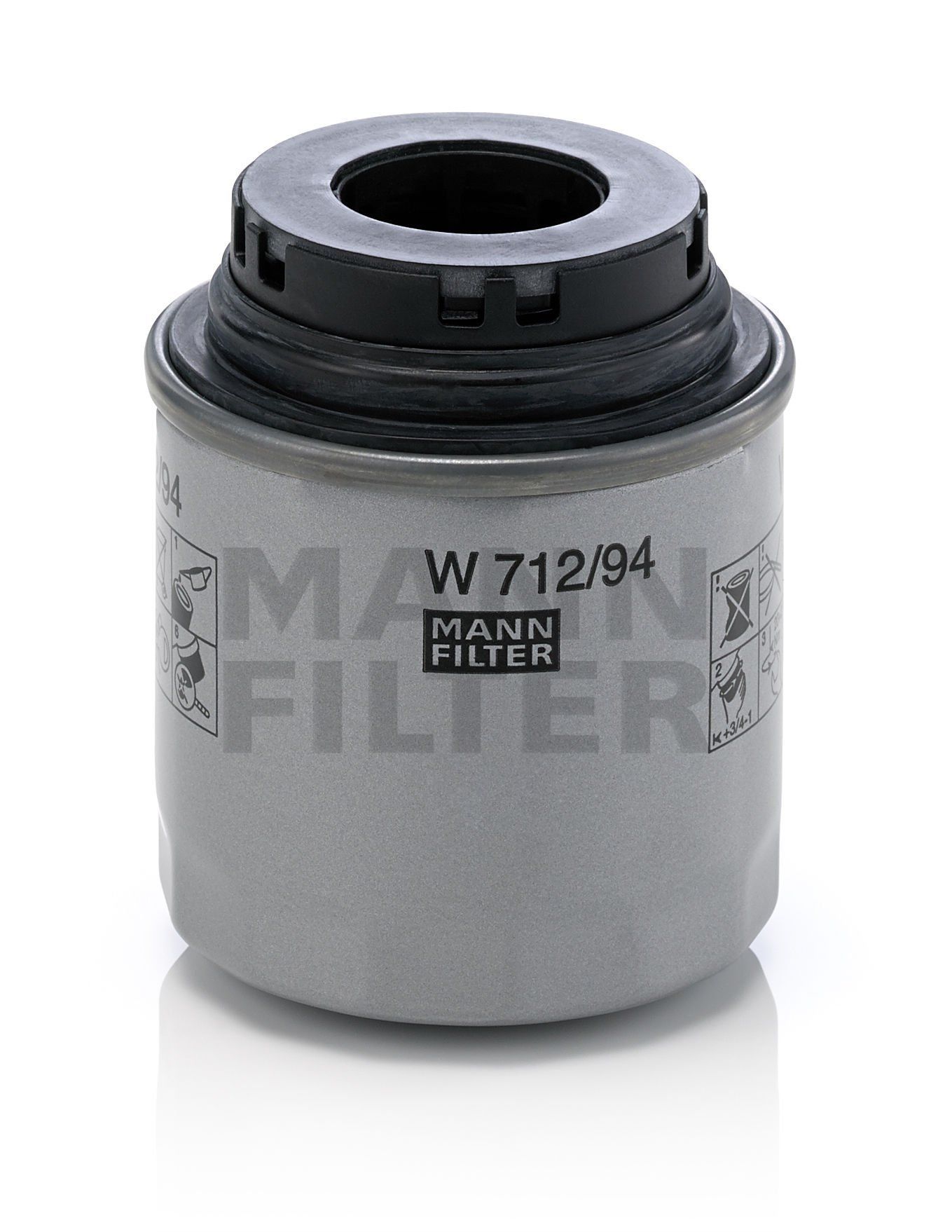 W 712/94 Mann Filter ㅤVolkswagenㅤ Polo V (6R, 6C) 1.6 Yağ Filtresi